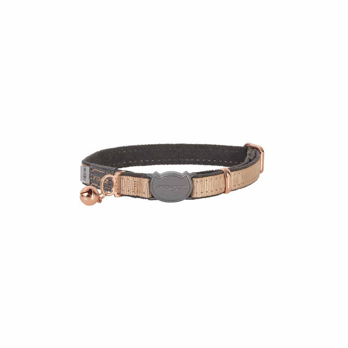 Rogz - urbancat halsband guld s 20-31cm