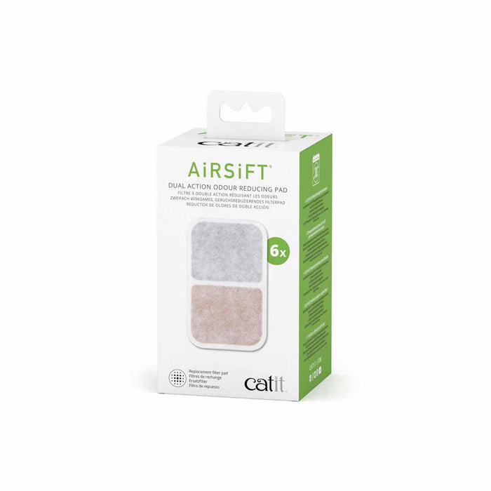 Catit - filter airsift tillkattoalett 6st dualaction