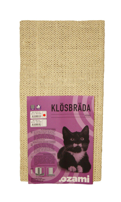 Ozami - klösbräda hörn 52.5x28cm catnip