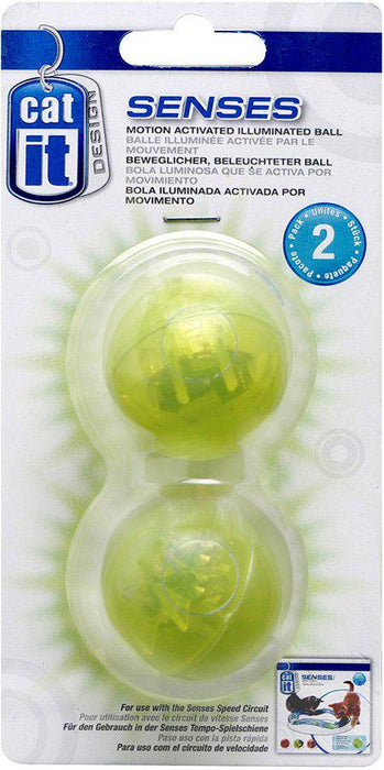 Catit - ersättningsboll senses speed blinkande 2pack