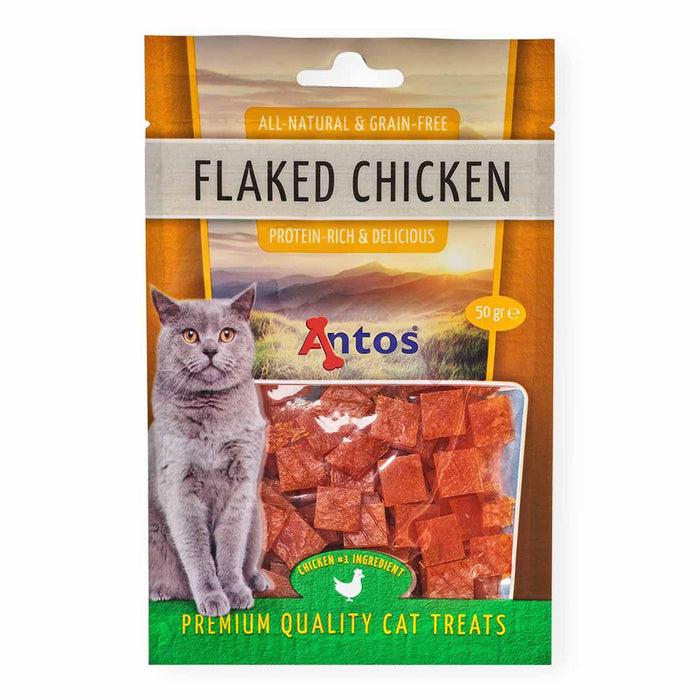 Antos - kattgodis kyckling bitar 50g