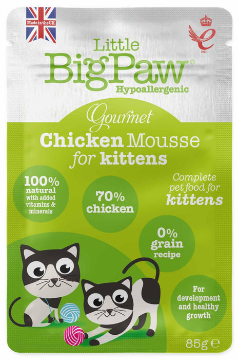 Little Big Paw - lbp pouch gourmet chicken mousse kitten85g