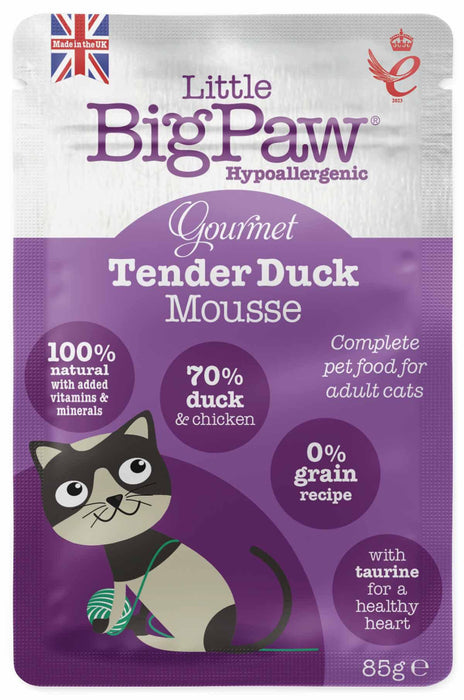 Little Big Paw - lbp pouch gourmet tender duck mousse 85g