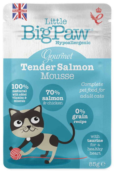 Little Big Paw - pouch gourmet atlantic salmon mousse 85g