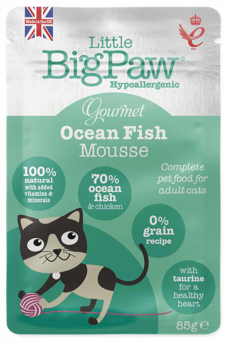 Little Big Paw - pouch gourmet atlantic ocean fish mousse 85g