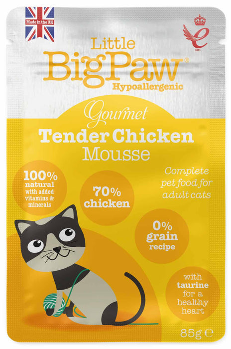 Little Big Paw - pouch gourmet tender chicken mousse 85g