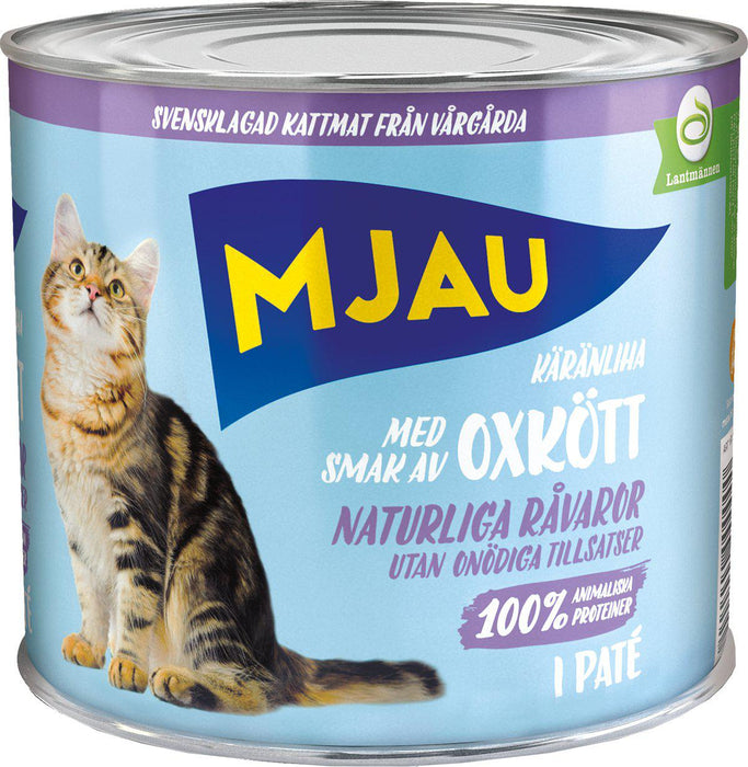 Doggy - mjau konserv smak av oxkött 635g