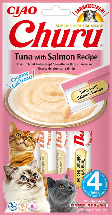 Churu - cat tuna with salmon 4st