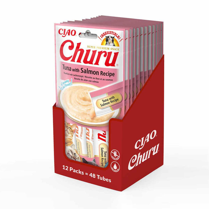 Churu - cat tuna with salmon 4st