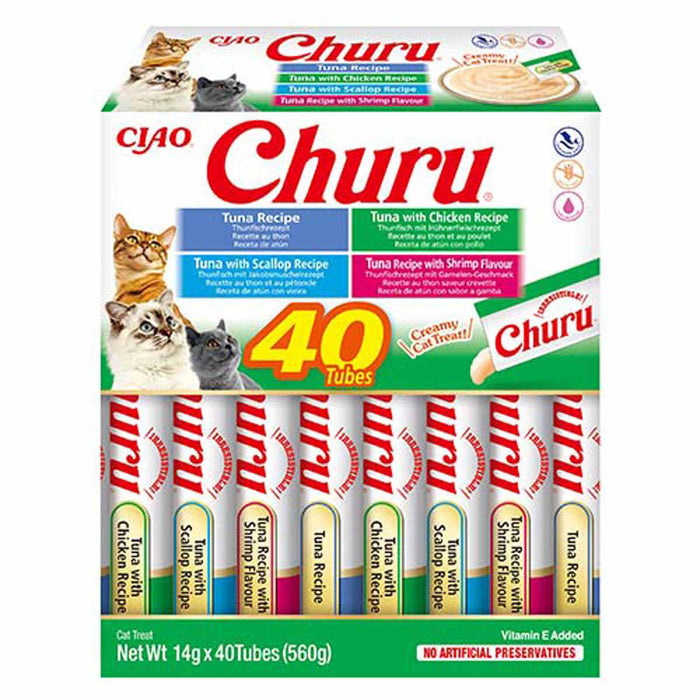 Churu - tuna/seafood varieties 40st