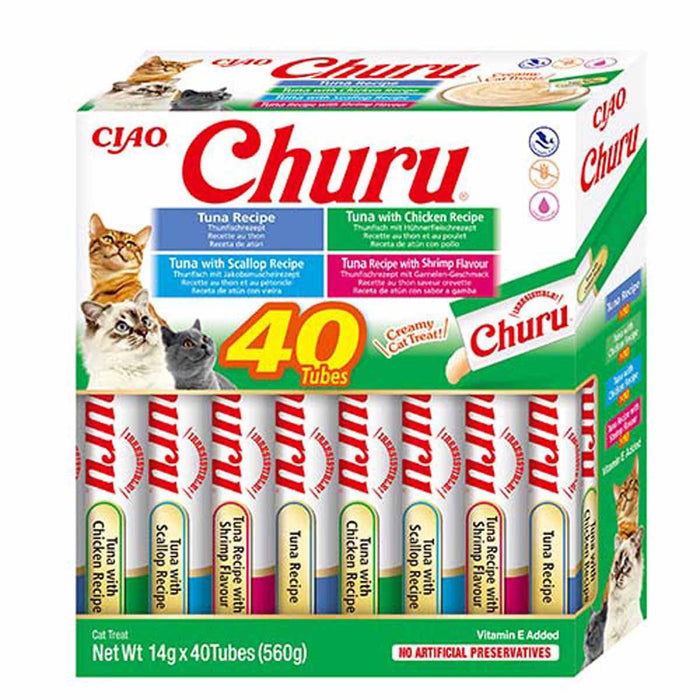 Churu - tuna/seafood varieties 40st