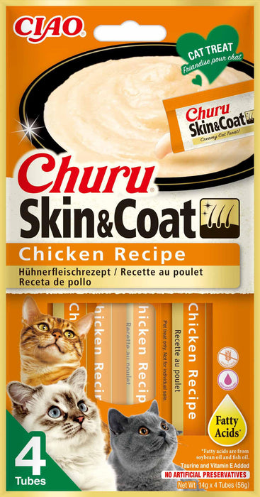 Churu - skin & coat chicken 4st