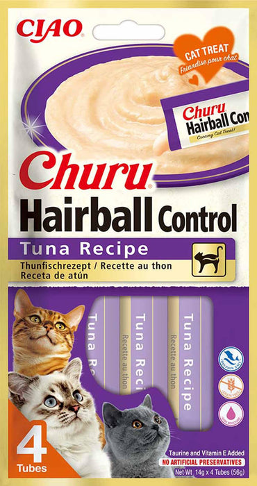 Churu - hairball control tuna 4st