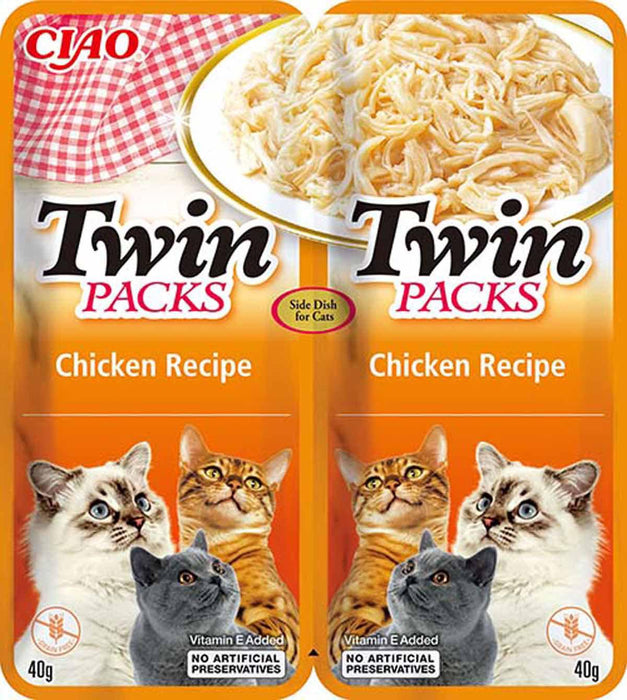 Churu - twin packs cat chicken in chicken broth 2x40g