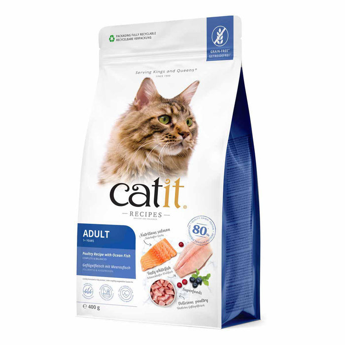 Catit - recipies dry adult fish 400g