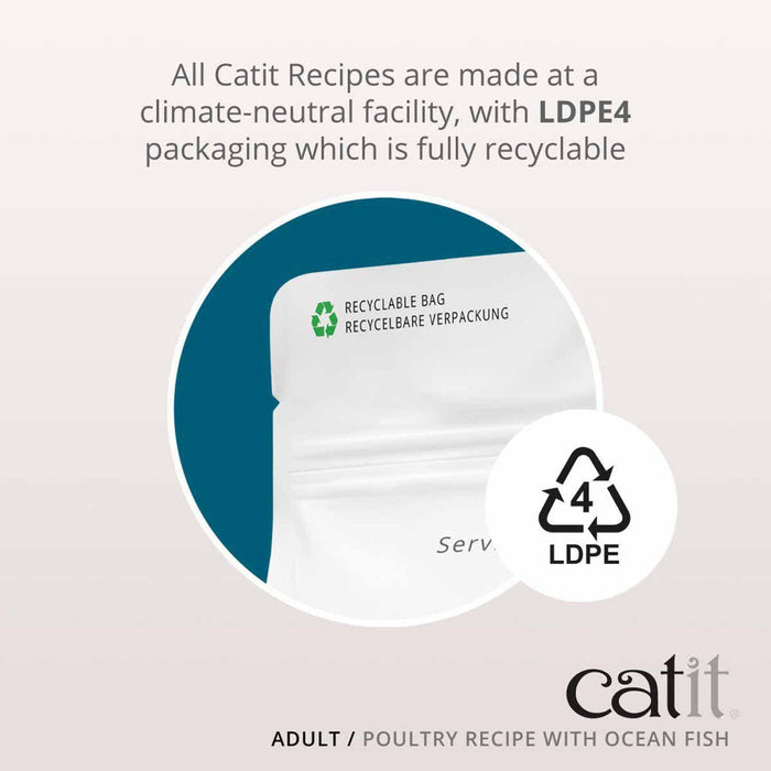 Catit - recipies dry adult fish 400g