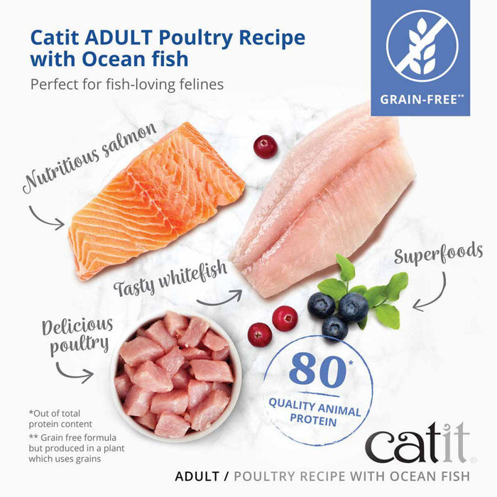 Catit - recipies dry adult fish 400g