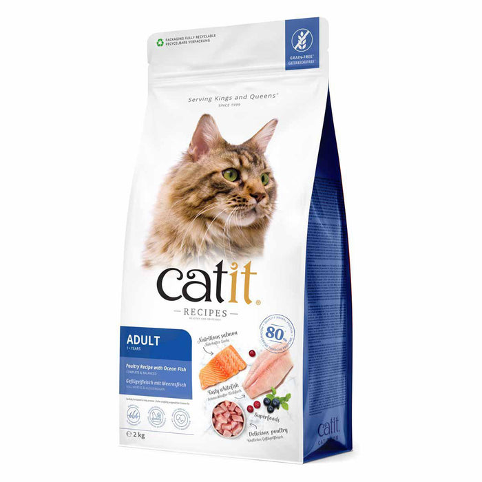 Catit - recipies dry adult fish 2kg