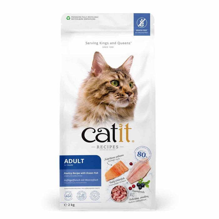 Catit - recipies dry adult fish 2kg