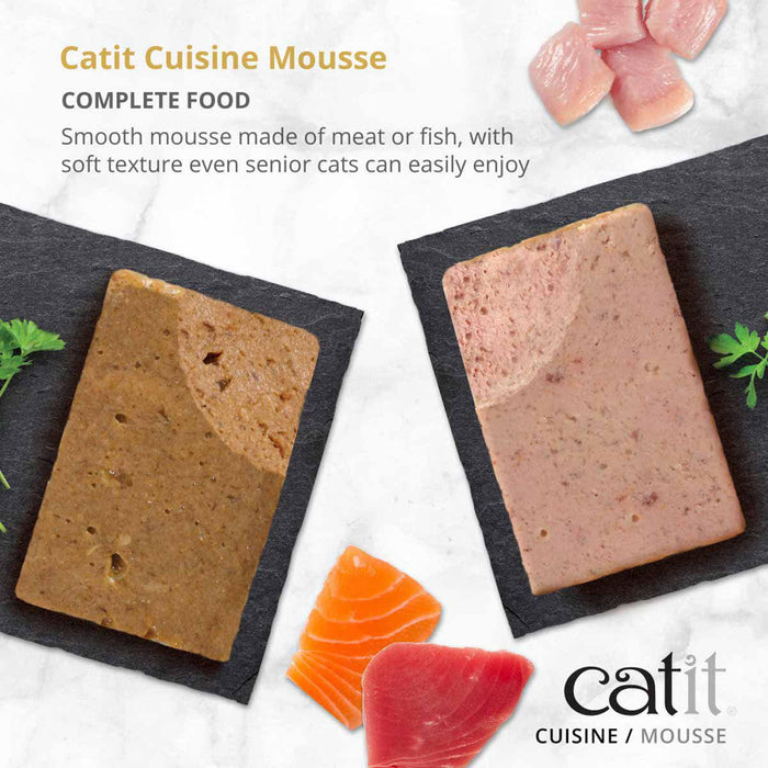 Catit - cuisine mousse tuna & salmon 90g