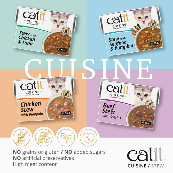 Catit - cuisine stew chicken & pumpkin 90g