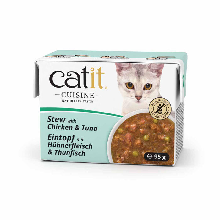 Catit - cuisine stew chicken & tuna 95g