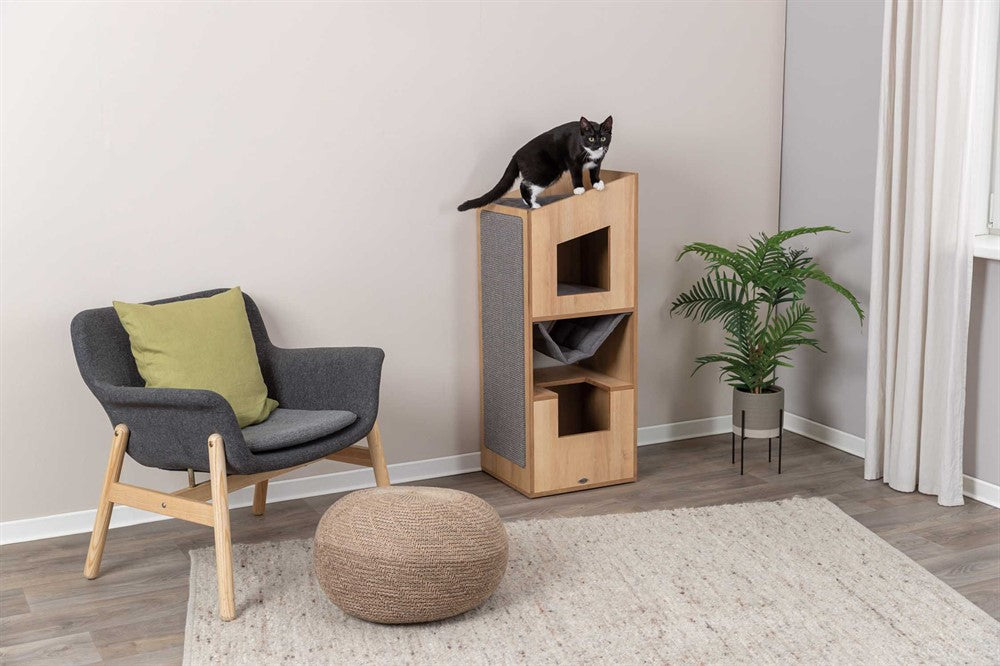 TRIXIE - citystyle cat-tower brun/grå 105cm