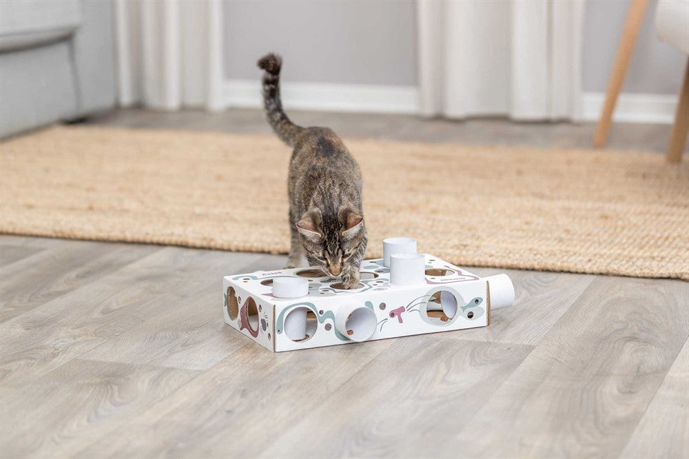 TRIXIE - cat activity paws'n'treats box wellpapp 35 x 7 x 20 cm