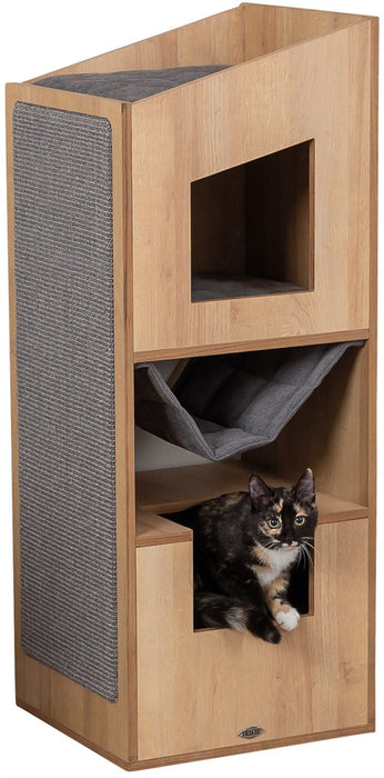 TRIXIE - citystyle cat-tower brun/grå 105cm