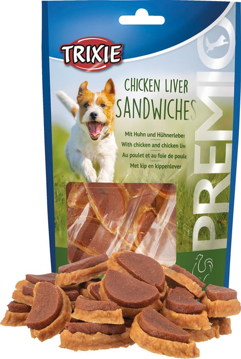 TRIXIE - premio chicken liver sandwiches, 100 g