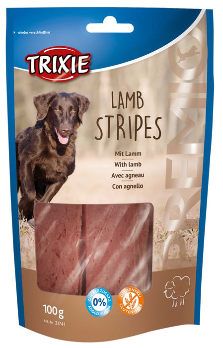 TRIXIE - premio lamb stripes, 100 g