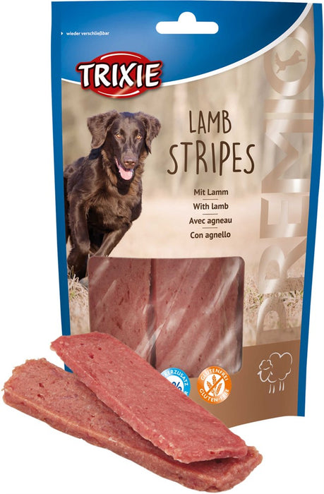 TRIXIE - premio lamb stripes, 100 g