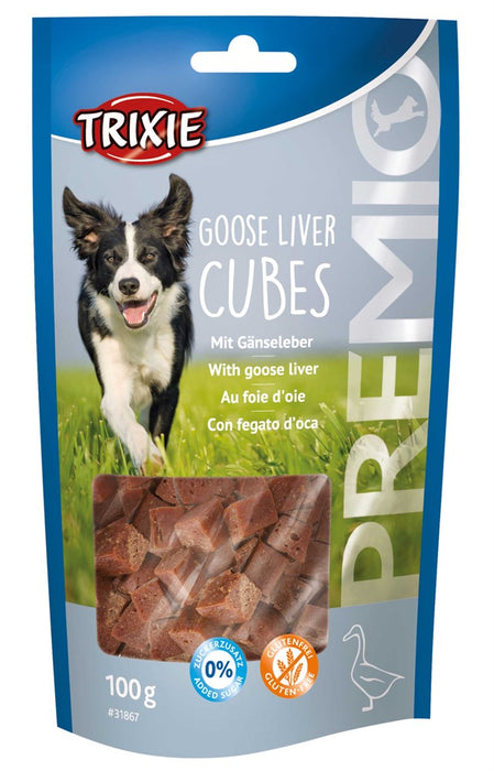 TRIXIE - premio goose liver cubes, 100 g