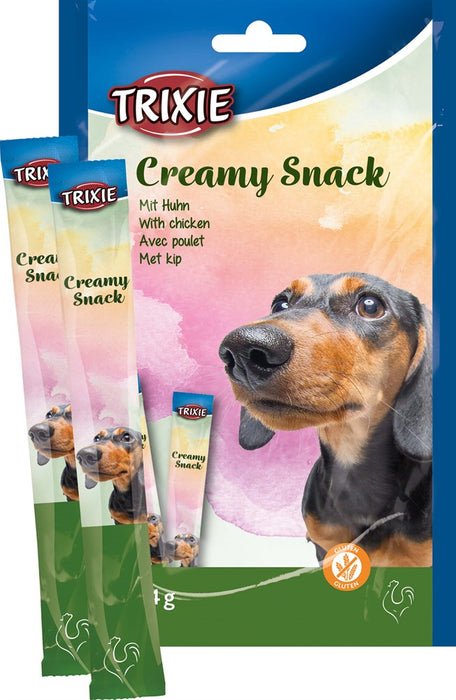 TRIXIE - creamy snacks hund kyckling, 5 × 14 g