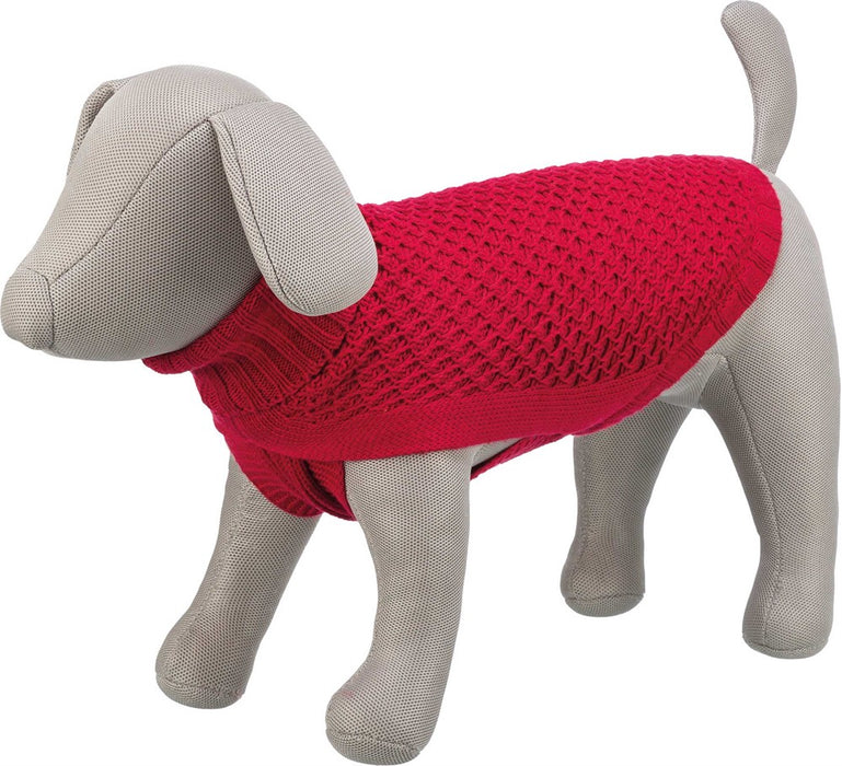 TRIXIE - pullover norwood xs 27 cm röd