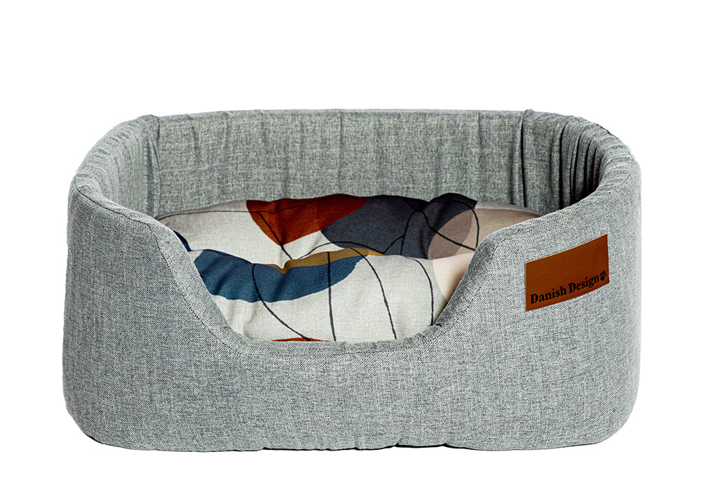 Danish design - colour block silver lux slumber bed m