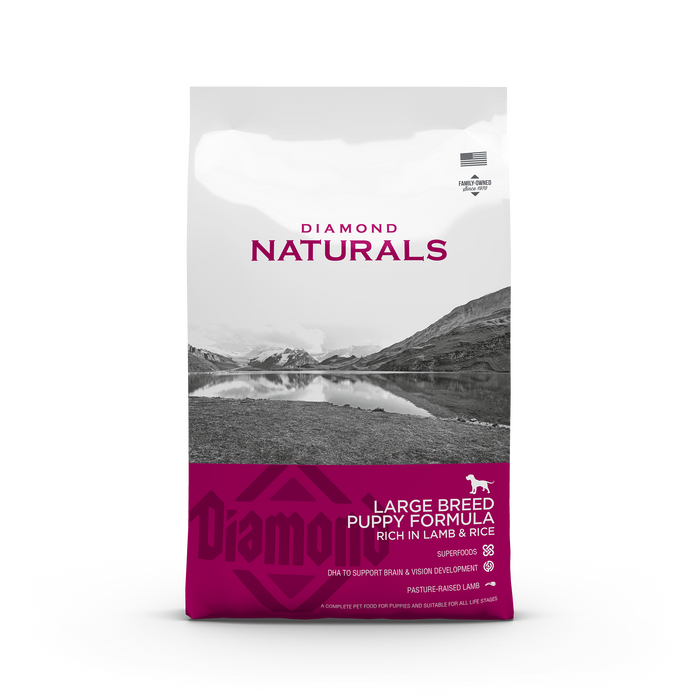 Diamond Naturals - large breed puppy lamb & rice 2kg