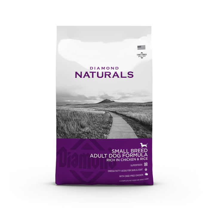 Diamond Naturals - small breed adult dog chicken & rice 2kg