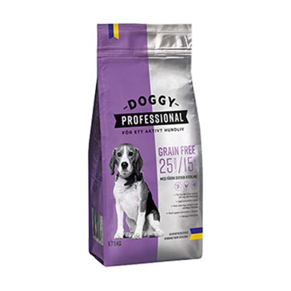 Doggy - professional grainfree foder 3,75kg - hundfoder