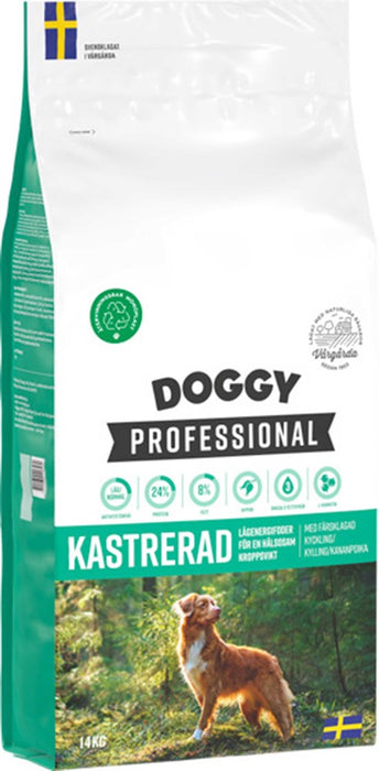 Doggy - professional hundfoder kastrerad 14 kg