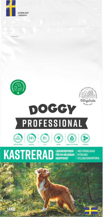 Doggy - professional hundfoder kastrerad 14 kg