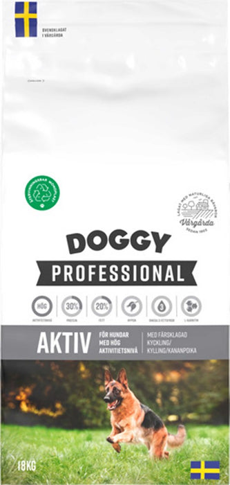 Doggy - professional aktiv hundfoder 18 kg