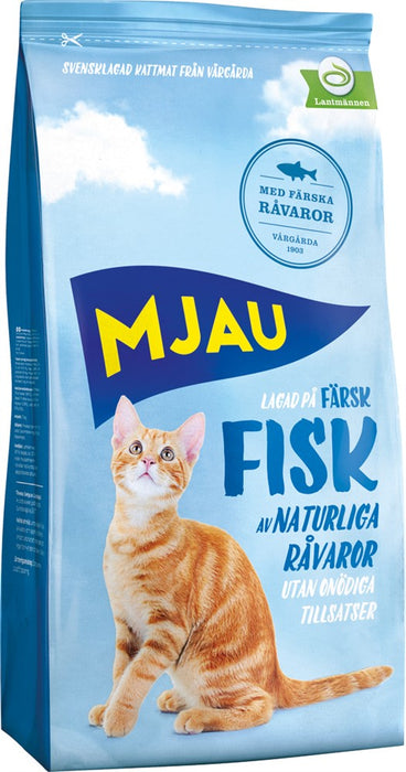 Mjau - fisk torrfoder 3,5 kg