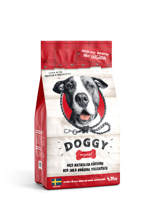 Doggy - original foder 4,75kg - hundmat