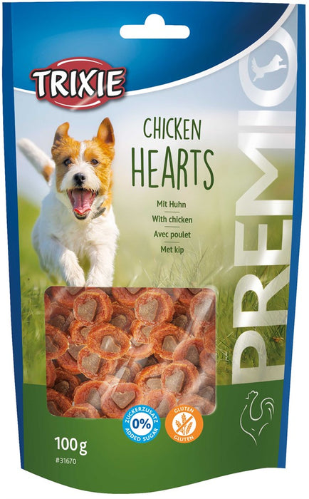 TRIXIE - premio chicken hearts, 100 g