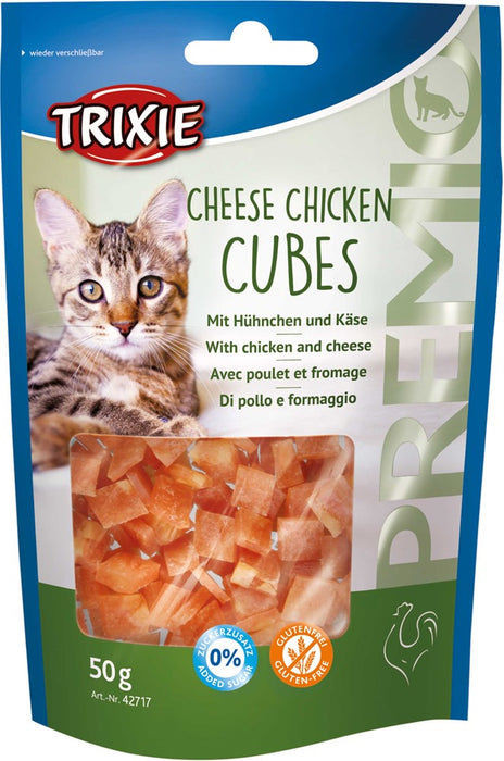 TRIXIE - premio cheese chicken cubes, 50 g