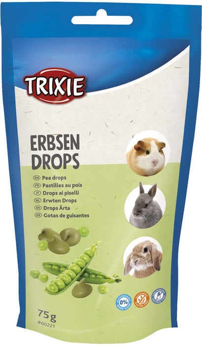 TRIXIE - gnagardrops glutenfria med ärta godis 75g