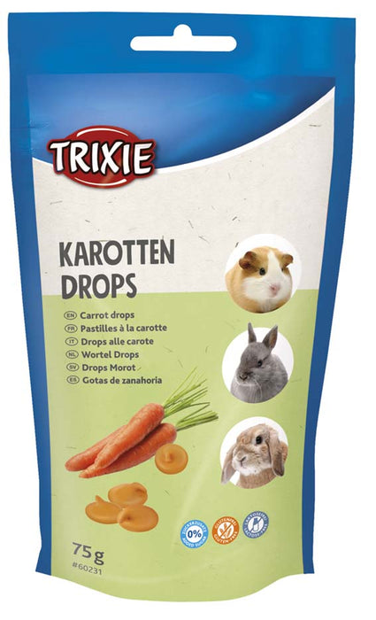 TRIXIE - gnagardrops morot 75g