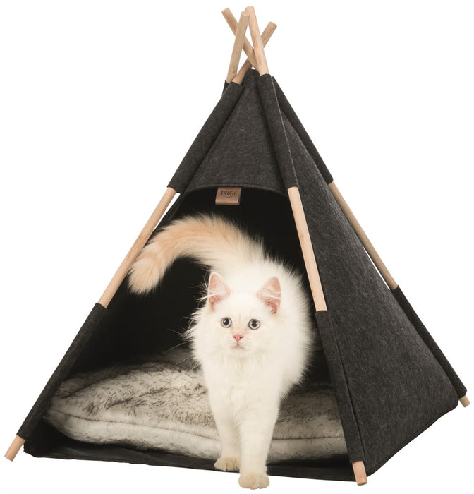 TRIXIE - tipi tält filt 55 × 65 × 55 cm antracit