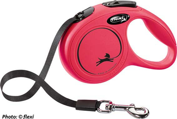 Flexi - new classic retractable leash röd xs 3m